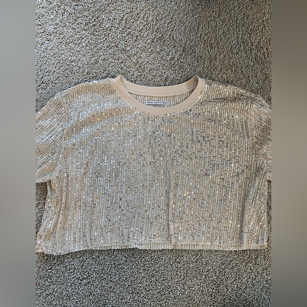 Sparkly crop top